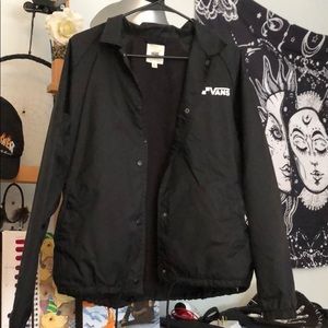 Vans black windbreaker